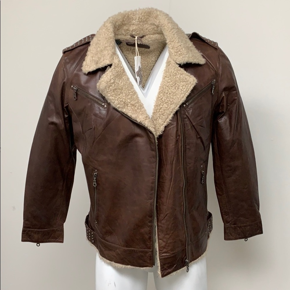 Women’s Vintage Brown Leather Jacket